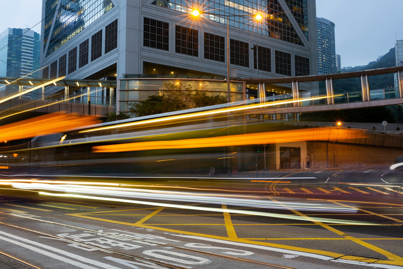 time lapse photography of city street during night time